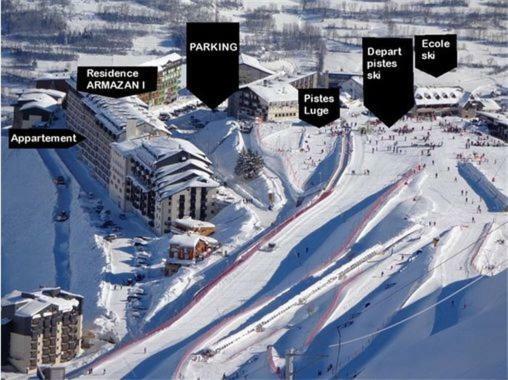 L'Armazan - Studio Pieds De Piste Plat D'Adet Saint-Lary-Soulan Dış mekan fotoğraf